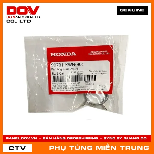 KẸP ỐNG NƯỚC 24MM HONDA CHÍNH HÃNG (MÃ: 90701KWN901) — 90701KWN901