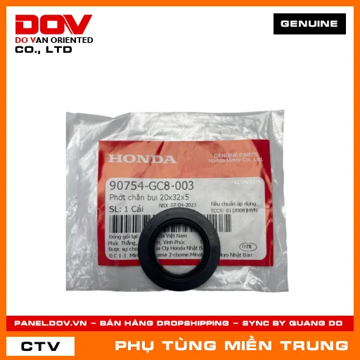 PHỚT CHẮN BỤI 20X32X5 HONDA CHÍNH HÃNG (MÃ: 90754GC8003) — 90754GC8003