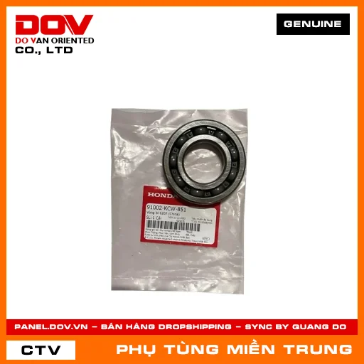 VÒNG BI 6207 HONDA CHÍNH HÃNG (MÃ: 91002KCW851) — 91002KCW851
