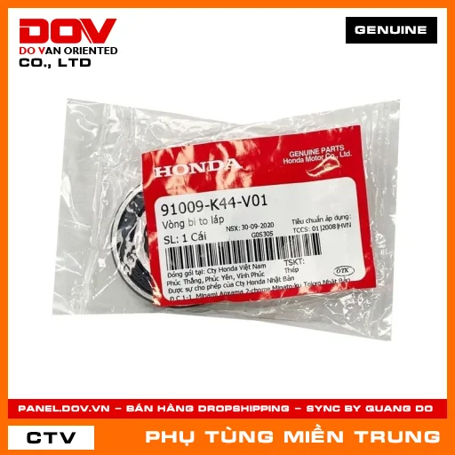 VÒNG BI 60/22UU HONDA CHÍNH HÃNG (MÃ: 91009K44V01) — 91009K44V01