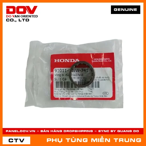 VÒNG BI ĐŨA 21X27X18 HONDA CHÍNH HÃNG (MÃ: 91011KWW741) — 91011KWW741