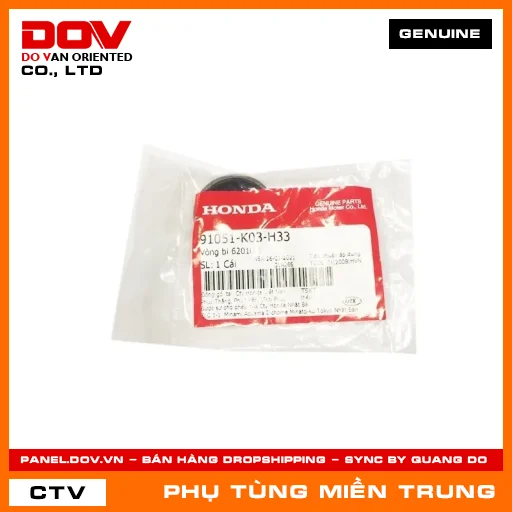 VÒNG BI 6201UUL HONDA CHÍNH HÃNG (MÃ: 91051K03H33) — 91051K03H33