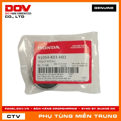 VÒNG BI 6203UL HONDA CHÍNH HÃNG (MÃ: 91054K03H03) — 91054K03H03