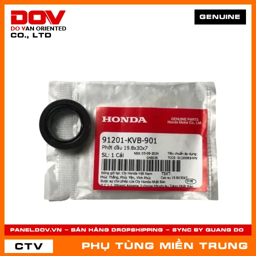 PHỚT DẦU 19.8X30X7 HONDA CHÍNH HÃNG (MÃ: 91201KVB901) — 91201KVB901