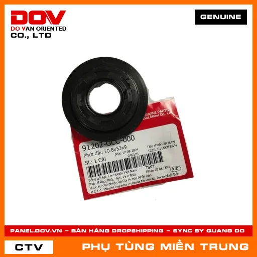 PHỚT DẦU 20.8X53X9 HONDA CHÍNH HÃNG (MÃ: 91202GCC000) — 91202GCC000