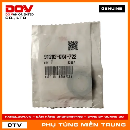 PHỚT DẦU 18.9X30X5 HONDA CHÍNH HÃNG (MÃ: 91202GK4722) — 91202GK4722