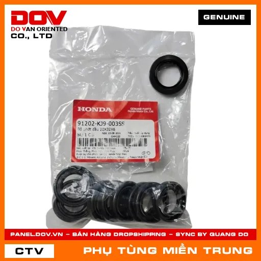 BỘ PHỚT DẦU 20X32X6 HONDA CHÍNH HÃNG (MÃ: 91202KJ9003SS) — 91202KJ9003SS