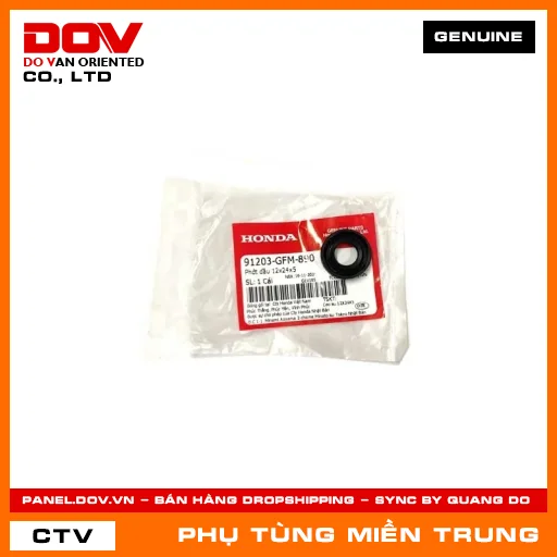 PHỚT DẦU 12X24X5 HONDA CHÍNH HÃNG (MÃ: 91203GFM890) — 91203GFM890