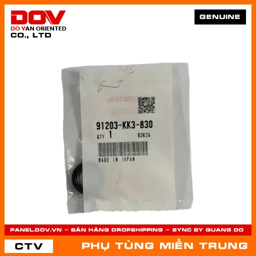 PHỚT DẦU 14X22X5 HONDA CHÍNH HÃNG (MÃ: 91203KK3830) — 91203KK3830
