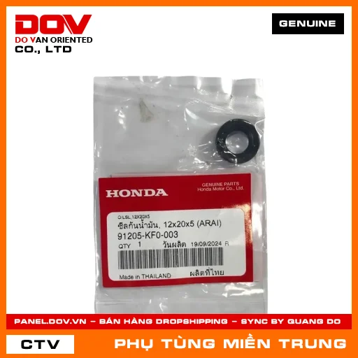 PHỚT DẦU 12X20X5 HONDA CHÍNH HÃNG (MÃ: 91205KF0003) — 91205KF0003