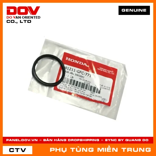 PHỚT DẦU 34X39X3 HONDA CHÍNH HÃNG (MÃ: 91211GFC771) — 91211GFC771