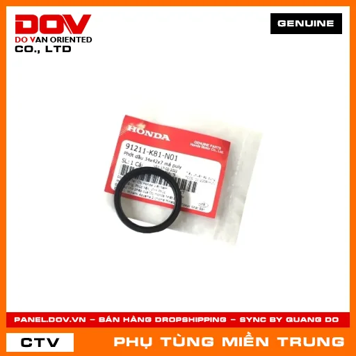 PHỚT DẦU 34X41X4 MÁ PULY HONDA CHÍNH HÃNG (MÃ: 91211K81N01) — 91211K81N01
