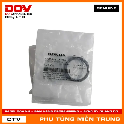 PHỚT DẦU 34X41X4 MÁ PULY HONDA CHÍNH HÃNG (MÃ: 91211K97T01) — 91211K97T01