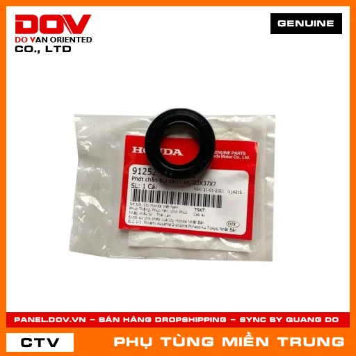 PHỚT CHẮN BỤI VÀNH XE, 23X37X7 HONDA CHÍNH HÃNG (MÃ: 91252KGH902) — 91252KGH902