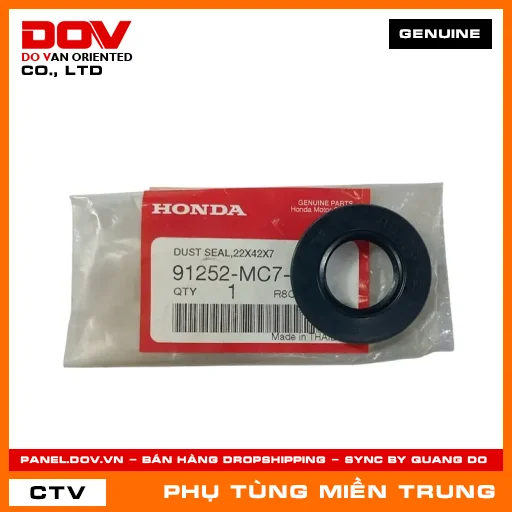 PHỚT CHẮN BỤI 22X42X7 HONDA CHÍNH HÃNG (MÃ: 91252MC7003) — 91252MC7003