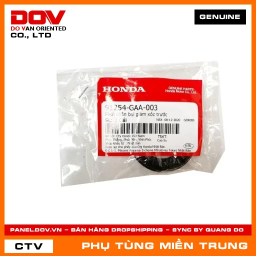 PHỚT CHẮN BỤI GIẢM XÓC TRƯỚC HONDA CHÍNH HÃNG (MÃ: 91254GAA003) — 91254GAA003