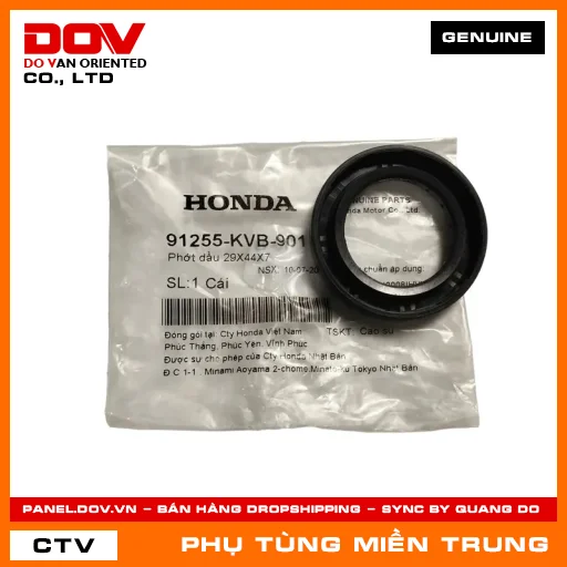 PHỚT DẦU 29X44X7 HONDA CHÍNH HÃNG (MÃ: 91255KVB901) — 91255KVB901