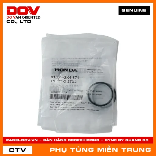 PHỚT O 27X2 HONDA CHÍNH HÃNG (MÃ: 91301GK4871) — 91301GK4871