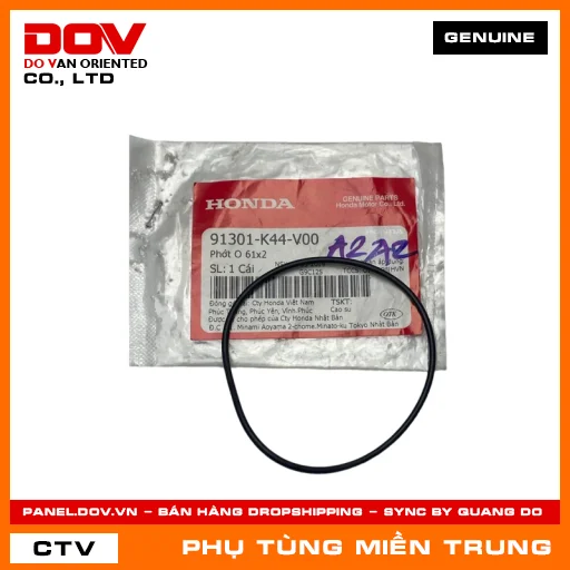 PHỚT O 61X2 HONDA CHÍNH HÃNG (MÃ: 91301K44V00) — 91301K44V00