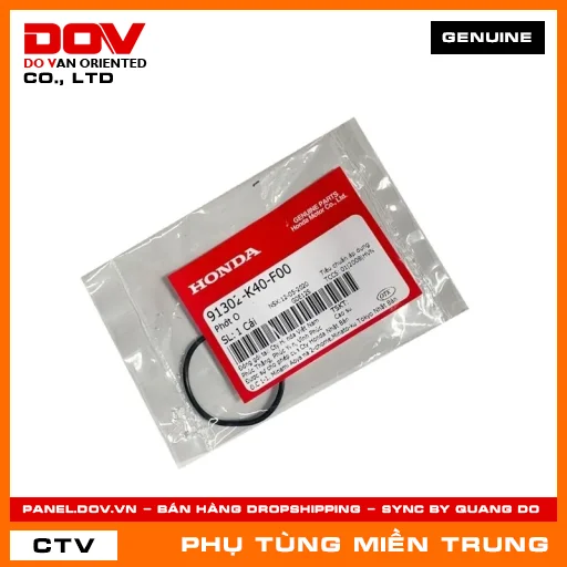 PHỚT O HONDA CHÍNH HÃNG (MÃ: 91302K40F00) — 91302K40F00