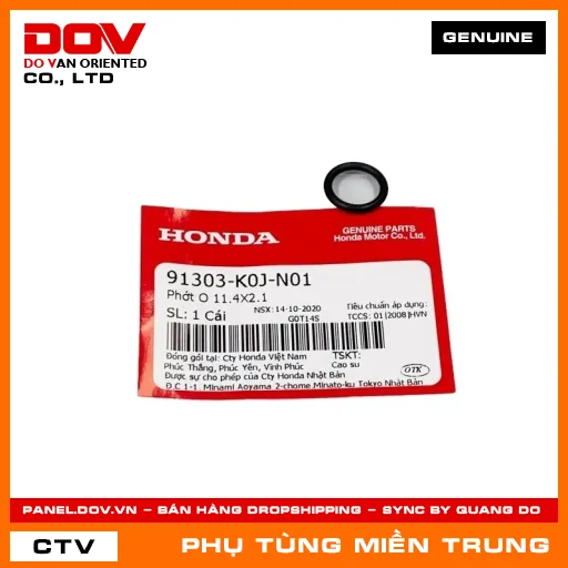 PHỚT O 11.4X2.1 HONDA CHÍNH HÃNG (MÃ: 91303K0JN01) — 91303K0JN01