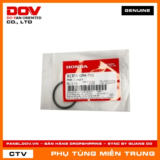 PHỚT O 29X2.4 HONDA CHÍNH HÃNG (MÃ: 91304KPH700) — 91304KPH700