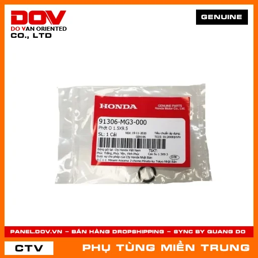 PHỚT O 1.5X9.5 HONDA CHÍNH HÃNG (MÃ: 91306MG3000) — 91306MG3000