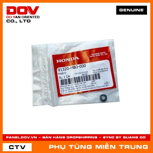 PHỚT O HONDA CHÍNH HÃNG (MÃ: 91320MB0000) — 91320MB0000