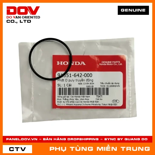 PHỚT O PULY TRUYỀN ĐỘNG HONDA CHÍNH HÃNG (MÃ: 91351642000) — 91351642000