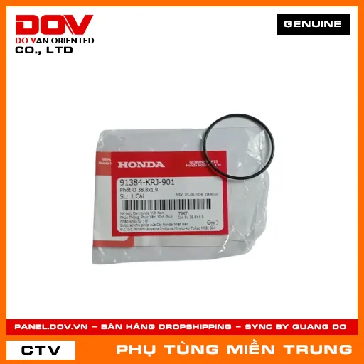 PHỚT O 38.8X1.9 HONDA CHÍNH HÃNG (MÃ: 91384KRJ901) — 91384KRJ901