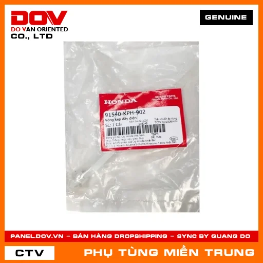 VÒNG KẸP DÂY ĐIỆN HONDA CHÍNH HÃNG (MÃ: 91540KPH902) — 91540KPH902