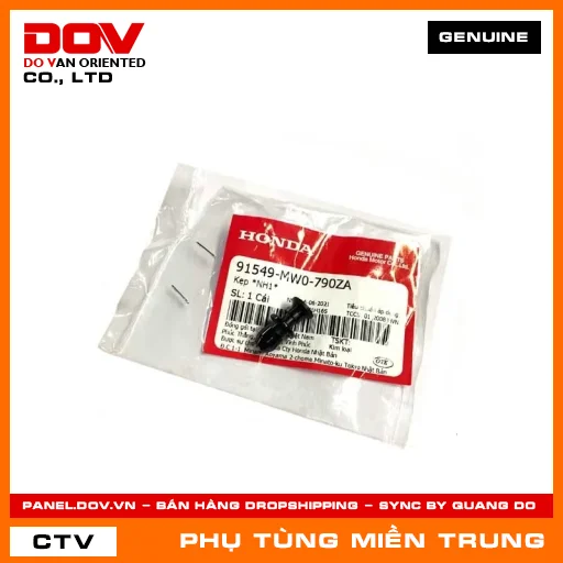 KẸP *NH1* HONDA CHÍNH HÃNG (MÃ: 91549MW0790ZA) — 91549MW0790ZA