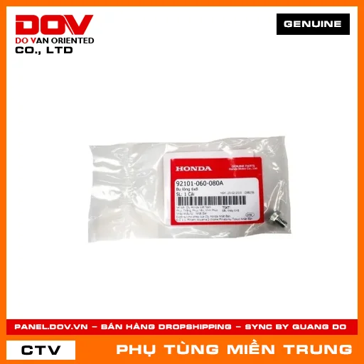 BU LÔNG 6X8 HONDA CHÍNH HÃNG (MÃ: 92101060080A) — 92101060080A