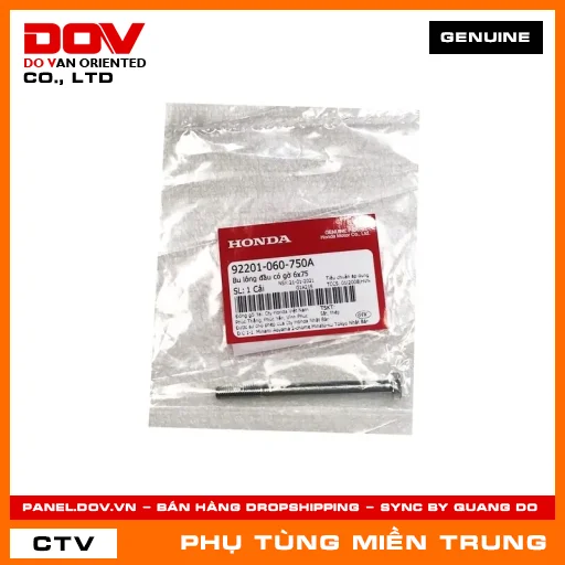 BU LÔNG ĐẦU CÓ GỜ 6X75 HONDA CHÍNH HÃNG (MÃ: 92201060750A) — 92201060750A