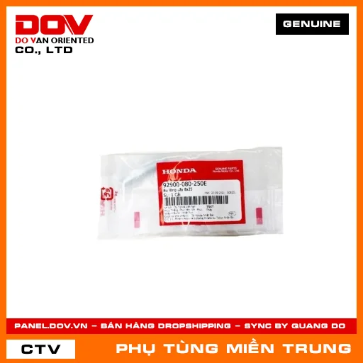 BU LÔNG CẤY 8X25 HONDA CHÍNH HÃNG (MÃ: 92900080250E) — 92900080250E