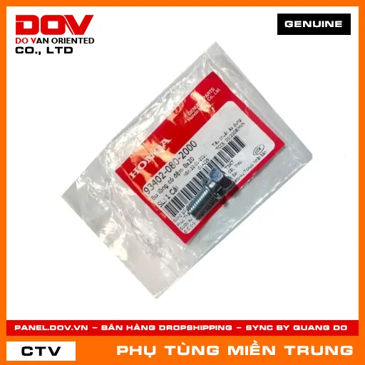 BU LÔNG CÓ ĐỆM 8X20 HONDA CHÍNH HÃNG (MÃ: 934020802000) — 934020802000