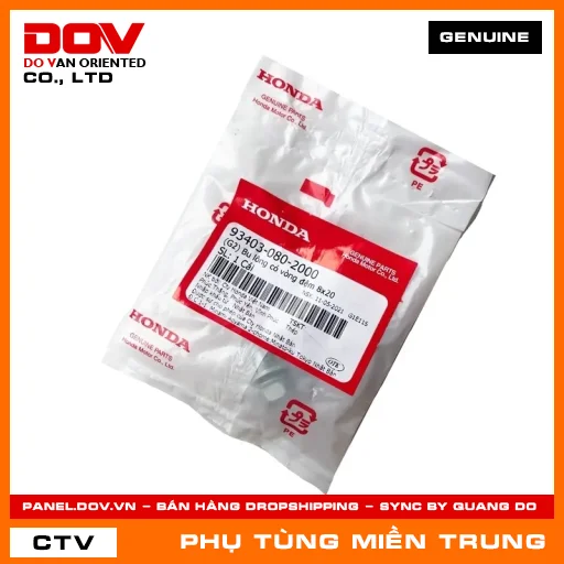 (G2) BU LÔNG CÓ VÒNG ĐỆM 8X20 HONDA CHÍNH HÃNG (MÃ: 934030802000) — 934030802000
