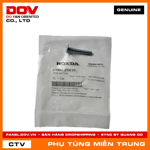 VÍT TỰ REN 5X30 HONDA CHÍNH HÃNG (MÃ: 9390325610) — 9390325610