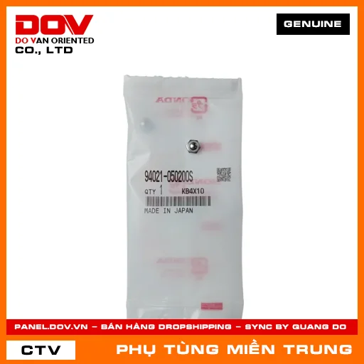 ĐAI ỐC MŨ 5MM HONDA CHÍNH HÃNG (MÃ: 94021050200S) — 94021050200S