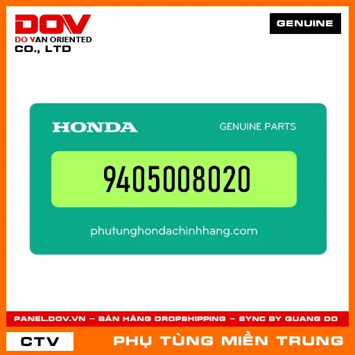 ĐAI ỐC 8MM HONDA CHÍNH HÃNG (MÃ: 9405008020) — 9405008020