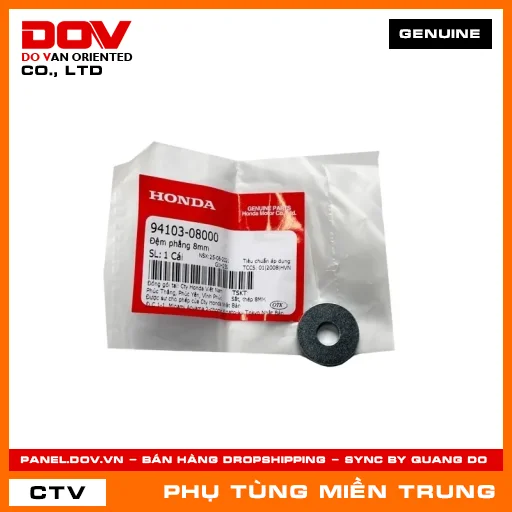ĐỆM PHẲNG 8MM HONDA CHÍNH HÃNG (MÃ: 9410308000) — 9410308000