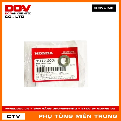 ĐỆM VÊNH 10MM HONDA CHÍNH HÃNG (MÃ: 9411110000) — 9411110000