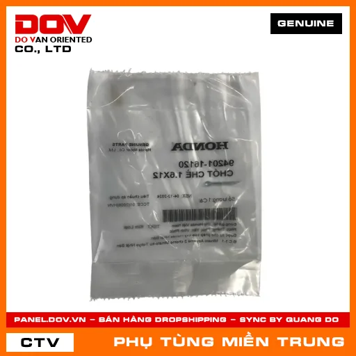 CHỐT CHẺ 1.6X12 HONDA CHÍNH HÃNG (MÃ: 9420116120) — 9420116120