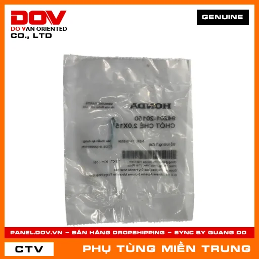 CHỐT CHẺ 2.0X15 HONDA CHÍNH HÃNG (MÃ: 9420120150) — 9420120150