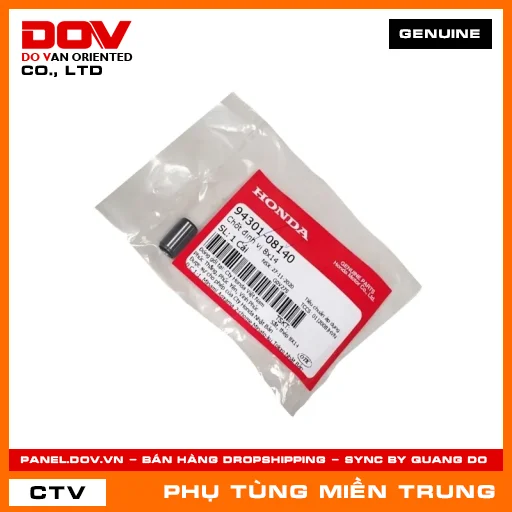 CHỐT ĐỊNH VỊ 8X14 HONDA CHÍNH HÃNG (MÃ: 9430108140) — 9430108140