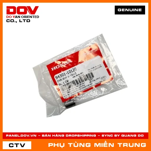 CHỐT ĐỊNH VỊ 10X12 HONDA CHÍNH HÃNG (MÃ: 9430110120) — 9430110120