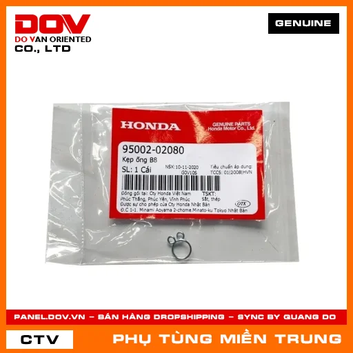 KẸP ỐNG B8 HONDA CHÍNH HÃNG (MÃ: 9500202080) — 9500202080