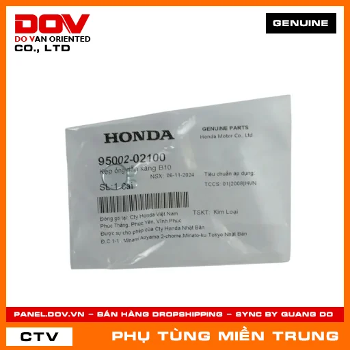 KẸP ỐNG DẪN XĂNG B10 HONDA CHÍNH HÃNG (MÃ: 9500202100) — 9500202100