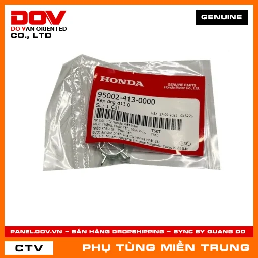 KẸP ỐNG D 13.0 HONDA CHÍNH HÃNG (MÃ: 950024130000) — 950024130000