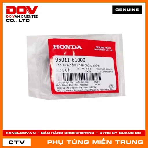 CAO SU A ĐỆM CHÂN CHỐNG CHÍNH HONDA CHÍNH HÃNG (MÃ: 9501161000) — 9501161000